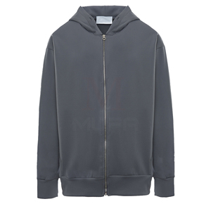 Sweat à capuche zippé 100% coton de luxe pour hommes, design personnalisable, style streetwear avec solutions OEM pour la saison d'hiver 2024 - Product Image 5