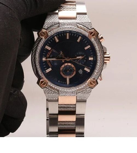 Reloj de Lujo con Diamantes Moissanite de Alta Calidad para Hombre, Marca de Primera, Diseño Elegante y Moderno, Reloj de Pulsera de Moda, Regalo - Product Image 3