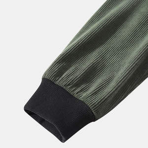 Sweat à capuche polaire de qualité supérieure hommes Logo sur mesure broderie sweat à capuche polaire hommes bases coton mélangé pull à capuche avec panneau - Product Image 6