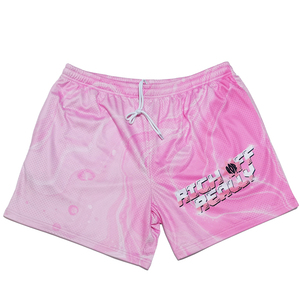 กางเกงขาสั้นเล่นยิมของผู้ชายกางเกงขาสั้นชายหาดสไตล์สตรีทแบบสองชั้นทำจากโพลีเอสเตอร์100% - Product Image 3