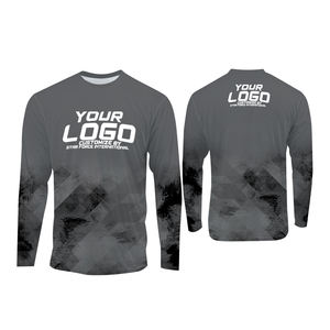 Vente en gros de chemises de pêche à manches longues vêtements de pêche chemises de pêche à manches longues marque privée protection UV séchage rapide personnalisé - Product Image 2