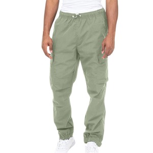 Nouveau pantalon de survêtement à la mode pantalon évasé cargo personnalisé pantalon évasé empilé avec patchwork de peinture pour hommes - Product Image 4