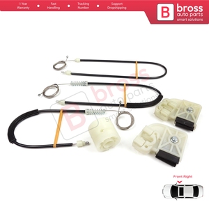 Kit de réparation de lève-vitre électrique BWR5515, porte avant droite pour Transporter T5 T6 Caravelle Multivan 2003-2024 7H0837754 - Product Image 4