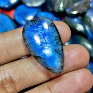 อัญมณีแลบราโดไรต์แฟลชสีฟ้าธรรมชาติ100% คุณภาพสูงรูปทรงผสมเครื่องประดับแฮนด์เมดของขวัญจำนวนมาก - Product Image 1