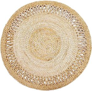 Tapis de jute tressés ronds de qualité supérieure tapis ronds de jute en fibre naturelle tapis de salon design créatif fabriqué en inde - Product Image 6