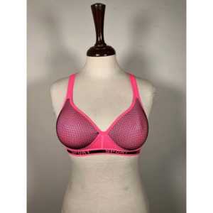 Sujetador deportivo con espalda acolchada plateado - Product Image 4