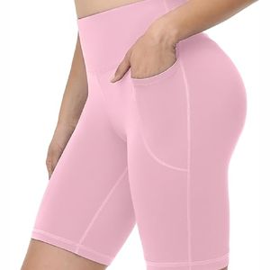 New 2025 Hot selling Women Yoga <b>Shorts</b> OEM <b>leggings</b>, Seamless, High Waist <b>shorts</b> with pockets - Product Image 1