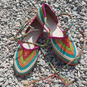 Sandalias y Zapatillas de Rafia Hechas a Mano en Marruecos, Económicas y Ecológicas, Calzado Tejido para Hombre y Mujer, Venta al Por Mayor Directa de Fábrica - Product Image 1