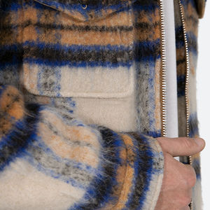 Veste en sherpa à fermeture éclair personnalisée, chaude et confortable, pour les jeunes, vente chaude, hiver, polyester, veste en sherpa polaire personnalisée pour l'hiver - Product Image 4