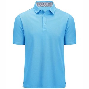 Camisetas Polo de Manga Corta para Hombre, de Alta Calidad, Secado Rápido, Algodón, Tallas Grandes, Personalizables, Color Sólido 2026 - Product Image 1