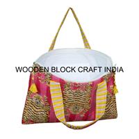 Sac pour ordinateur portable écologique, durable, portable, 100% coton, imprimé numérique, matelassé, avec poignée, poche, grande capacité, vintage
