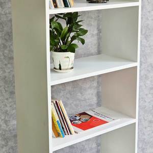 60x28x160 ซม. ชั้นวางหนังสือ 5 ชั้น สไตล์มินิมอลร่วมสมัย ไม้ยางพาราทาสี รุ่น KS68233 สำหรับบ้าน สำนักงาน ห้องนั่งเล่น ประหยัดพื้นที่ - Product Image 6