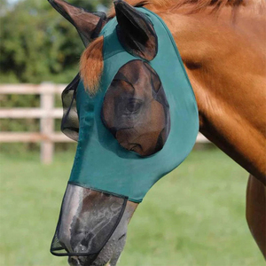 Vente en gros de couvre-têtes respirants anti-moustiques pour cheval-COUVERTURE de fournitures équestres pour une équitation confortable - Product Image 4
