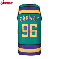 Collection de maillots de hockey Mighty Ducks pour hommes vintage-maillot de basket-ball S-XXXL vêtements de sport uniformes personnalisés