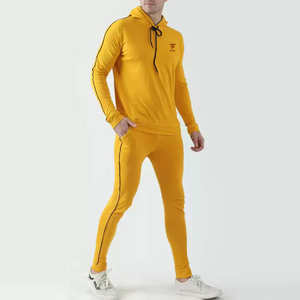 OEM Personnalisé Hommes Gym Survêtement Slim Fit Imprimé Vêtements De Sport Respirant Hiver Jogging Gym Plus La Taille Skinny Ensembles Style - Product Image 3