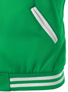 Veste de baseball en laine d'hiver de haute qualité personnalisée avec logo sur le devant, écologique et dotée de fonctions chauffantes - Product Image 5