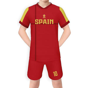 Conjunto de camisetas de fútbol para niños, kits de fútbol para hombres y adultos, uniformes personalizados, camisetas de entrenamiento de fútbol y traje corto de poliéster - Product Image 5
