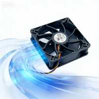 Boîtier PC pour usage domestique, ventilateur de refroidissement ARGB 120 mm avec dissipateur thermique en cuivre et aluminium, faible bruit 25 dBA et 7000 tr/min pour des performances optimales