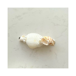 กิ๊บติดผมรูปเปลือกหอยสำหรับผู้หญิงกิ๊บติดผมรูปเปลือกหอยเครื่องประดับผมทำด้วยมือสำหรับชุดชายหาดใช้ในฤดูร้อน - Product Image 5