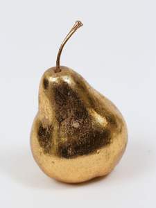 Figurine de pomme dorée avec inscription Sculpture de fruits décorative Ornement de pomme fait à la main Statue de pomme en or de luxe Décor moderne - Product Image 5