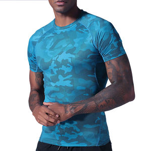 Séchage rapide Sports Gym T-Shirt Active Wear Respirant Hommes T-shirts En Gros À Manches Courtes Gym T-shirts Séchage Rapide Personnalisé - Product Image 4