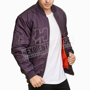 Nouvelle veste de baseball unisexe en polyester de soie de haute qualité Veste universitaire en satin Letterman personnalisée vente en gros - Product Image 5