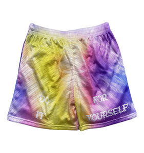 High Quality Custom Heavyweight Polyester Sublimation All-Print Designer <b>Basketball</b> Gym Mesh <b>Shorts</b> for <b>Men</b> Plus Size - Product Image 4