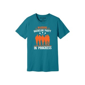 Camiseta de tela de algodón 100% con estampado de temas de fiesta 160-180 a GSM pesado 12 colores disponibles Personalice su propio diseño y colocación - Product Image 4
