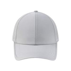 Venta al por mayor 6 paneles de corte láser sombreros de color sólido en blanco gorras de golf impermeable sombrero ligero transpirable deporte Gorras Vietnam fábrica - Product Image 2