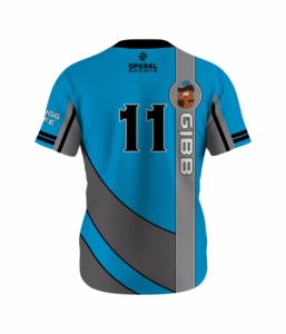 Camiseta de Béisbol al Por Mayor OPERAL SPORTS, con Logotipo Personalizado Impreso por Transferencia de Calor, Cuello Redondo, Poliéster, Transpirable, Manga Corta, Unisex - Product Image 3