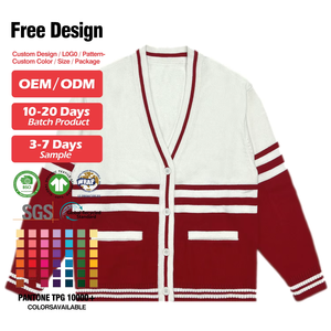 สเวตเตอร์คอวีของผู้หญิงเสื้อกันหนาวผู้หญิงหลากสีสำหรับฤดูใบไม้ร่วงฤดูหนาว - Product Image 4