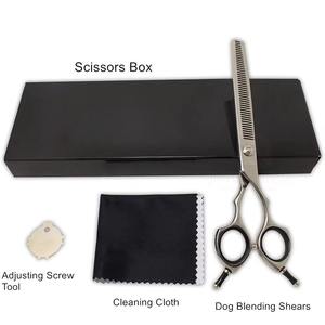 Tijeras de Entresacar Profesionales de Doble Apoyo para Dedos, para Diestros, de Acero Inoxidable Afilado, Tijeras de Peluquería de Precisión - Product Image 3