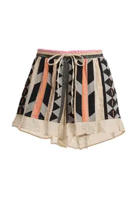 Ensemble 2 pièces pour femmes v-tissage texturé haut short barboteuse robe à la main léger respirant séchage rapide élégant pour l'été - Product Image 4