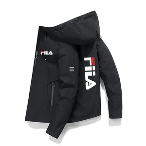 Nouveau printemps et automne marque hommes coupe-vent veste à glissière décontracté haute qualité à capuche Baseball veste Sports de plein air veste - Product Image 2