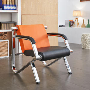 เก้าอี้หนังสำหรับแขกที่นั่งเบาะหนังรองนั่งในสำนักงานต้อนรับแบบทันสมัยสำหรับล็อบบี้โรงเรียนใช้กลางแจ้งสำหรับสวนสาธารณะและโรงเรียน - Product Image 5
