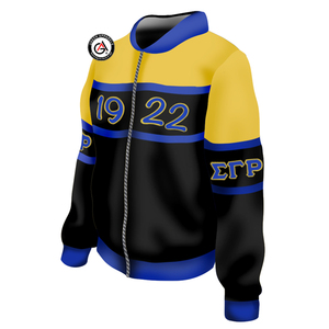 Sigma Gamma Rho Sorors Broderie Track Femmes Vestes | SGR Sorority Brodé Dames Style Personnalisé Twill veste - Product Image 2