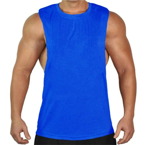 Camiseta sin mangas con logotipo personalizado al por mayor, camiseta de entrenamiento con corte muscular, camiseta sin mangas para culturismo, ropa deportiva para hombre - Product Image 5