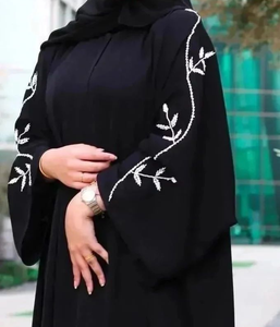 Abaya moderne pour femmes, vêtements islamiques pour les occasions spéciales et le bureau, avec broderie élégante et modestie - Product Image 6