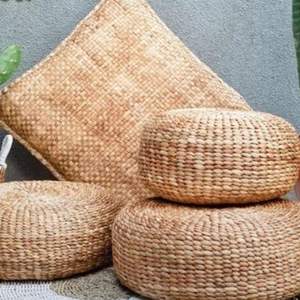 เก้าอี้ผักตบชวาทรงกลม50ซม. ที่นั่งธรรมชาติทำด้วยมือ - Product Image 5