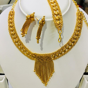 Comoras Mayotte Hot Fast Selling Earings Charms 18K Gold Platted Necklace Sets para mujeres Boda y regalo Joyería - Product Image 3