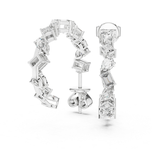 Boucles d'oreilles clous pour femme, pour anniversaire, diamants de laboratoire taille poire 1,06 carat, certifiés IGI, plaqué or rose 14K, luxe, élégantes, pour mariée, haute joaillerie - Product Image 6