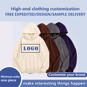 Sweats à capuche personnalisés pour hommes, sweats décontractés de couleur unie avec motif d'impression personnalisé 100% coton personnalisé du fabricant - Product Image 6