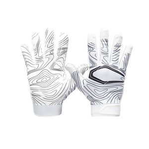 Gants de football américain personnalisés de haute qualité avec grip en latex, gants de receveur de qualité pour le football, personnalisés avec logo imprimé - Product Image 3