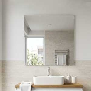 Specchio da Bagno 120x110 cm con Bordo Lucidato e Bordo Liscio Koricini - Product Image 1