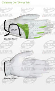 Guantes de golf antideslizantes transpirables deportivos de piel de cordero de PU para hombre con logotipo personalizado de fabricante OEM, paquete individual con logotipo personalizado para mano izquierda y derecha - Product Image 3