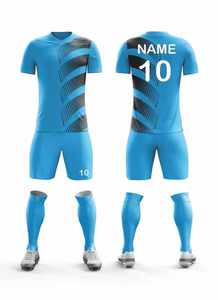 Stylish Gradient Color <b>Soccer</b> Wear Sets Wholesale Football Training Kits with Low MOQ and Competitive Prices - Product Image 2