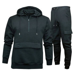 Chándal de nueva moda para hombres Sudadera con capucha Fitness Gym Ropa Hombres Running Set Ropa deportiva Chándal para hombres - Product Image 2