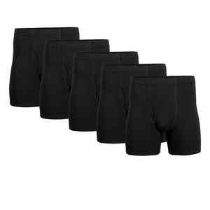 <b>Men's</b> Premium Cotton Boxer Briefs Custom Printed Soft Breathable Stretchy Daily Comfort Underwear - Product Image 3