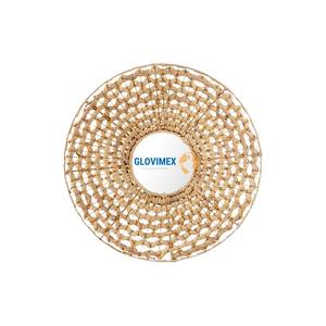 กระจกน้ำกรอบไฟติดผนังกระจกผักตบชวาของตกแต่งบ้านหรูหราคอลเลกชันที่ดีที่สุด - Product Image 1