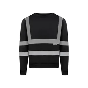 Felpe e Felpe con Cappuccio Promozionali in Poliestere ad Alta Visibilità con Ricamo Personalizzato e Bordi a Contrasto per Tutte le Stagioni - Product Image 2